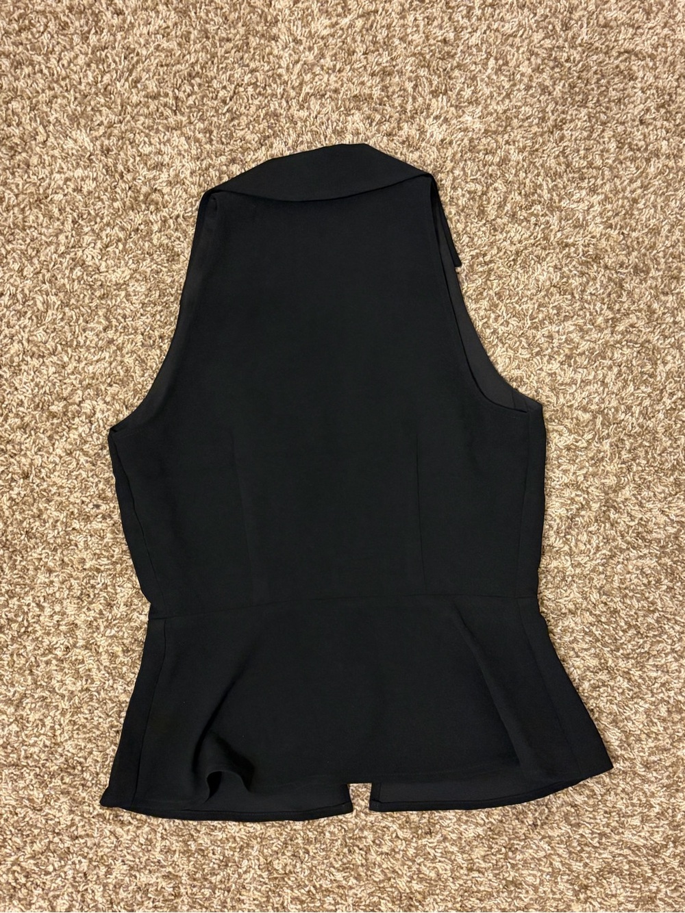 EXPRESS black cinched button up vest in size S - Picture 3 of 3